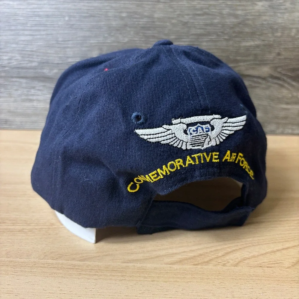 Boeing‎ B-29 Superfortress Hat Cap Strap Back Blue Gold Logo Adjustable